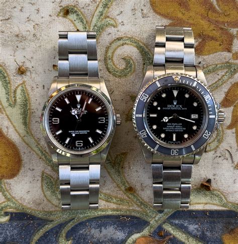 rolex 114270 on wrist|114270 vs 124270.